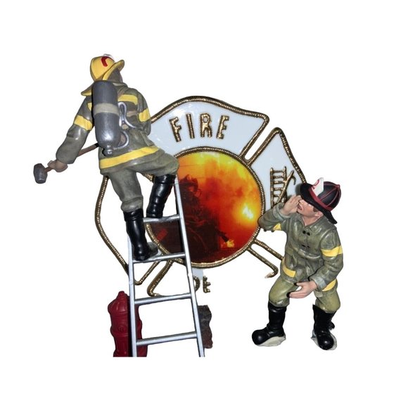 Bradford Exchange Firemen " Heroes At Work " Limited Firefighter Series Figurine - Picture 2 of 9